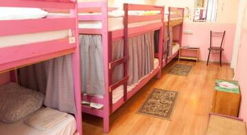 Кровать в общем 6-местном номере для женщин в Хостеле Moscow Home Hostel