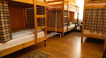 Кровать в общем 6-местном номере в Хостеле Moscow Home Hostel
